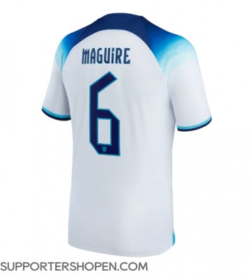 England Harry Maguire #6 Hemma Matchtröja VM 2022 Kortärmad